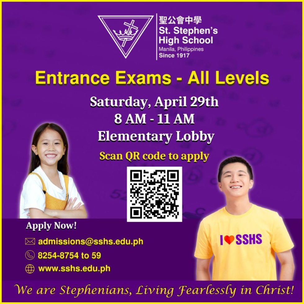 Entrance Exams - All Levels - SSHS