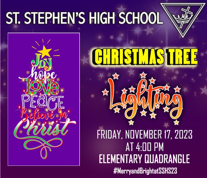St. Stephen’s High School Tree Lighting Event 2023 | Join Us for a Festive Evening!